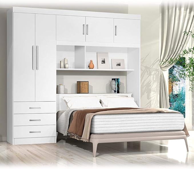 Guarda-roupa Noely cabeceira casal