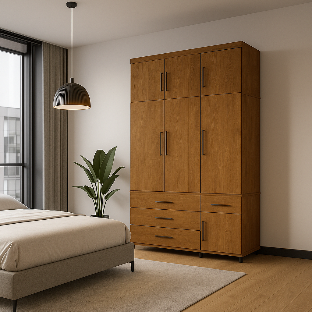 Guarda-roupa Celeste com 3 portas